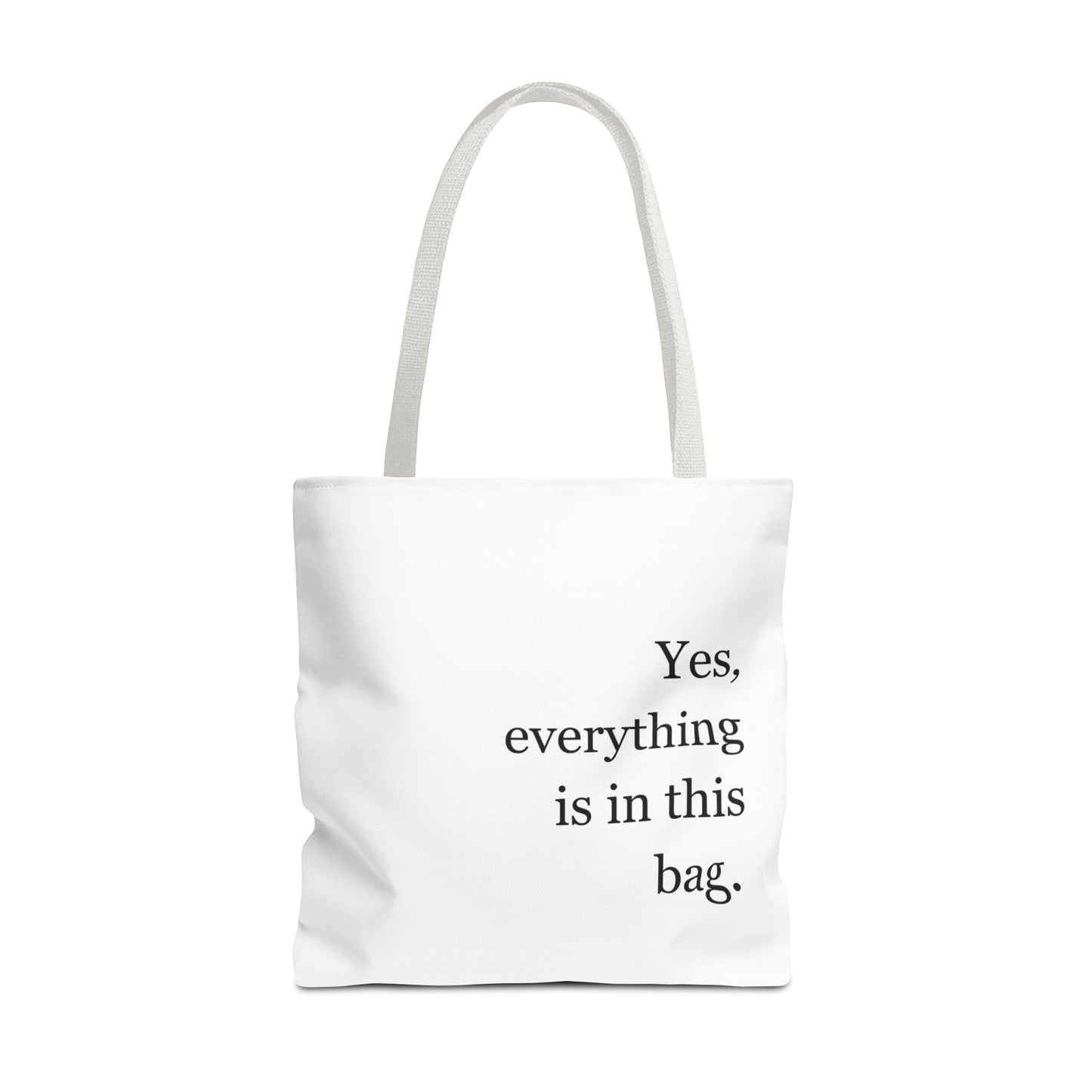 “Yes, everything is in this bag.” Minimalist Everyday Tote