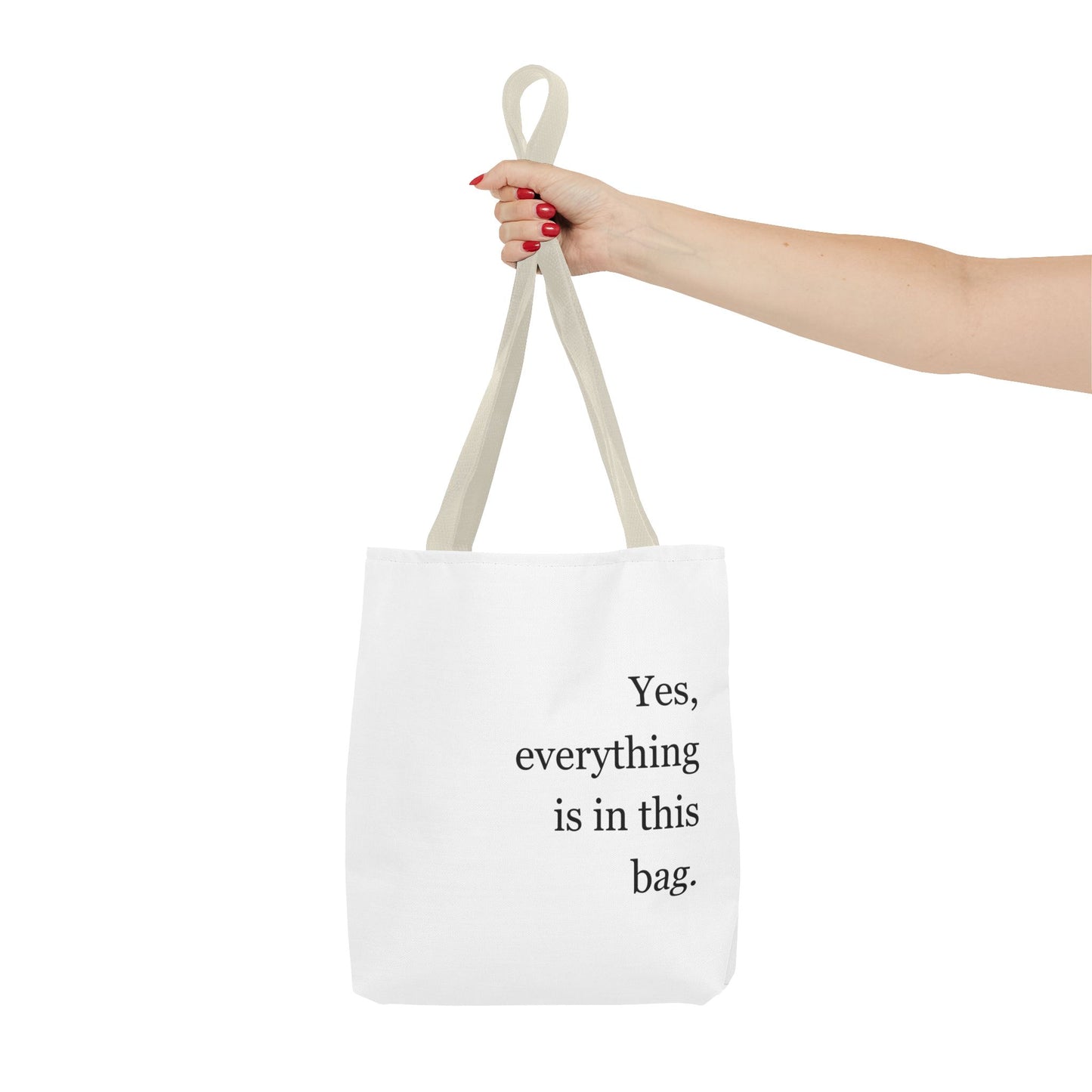 “Yes, everything is in this bag.” Minimalist Everyday Tote