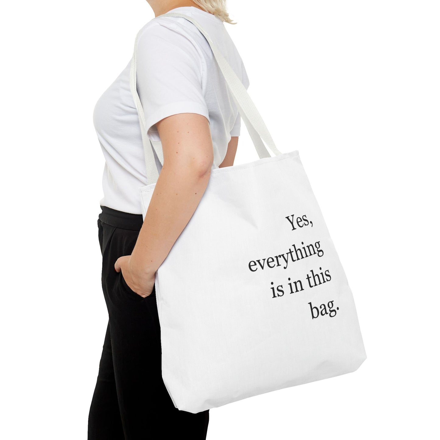“Yes, everything is in this bag.” Minimalist Everyday Tote