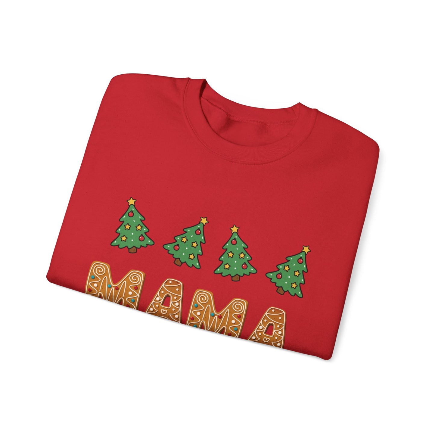 Mama of the Season Sweatshirt — Christmas Tree Gingerbread Holiday Crewneck