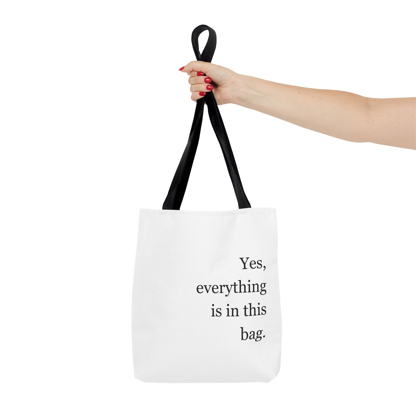 “Yes, everything is in this bag.” Minimalist Everyday Tote