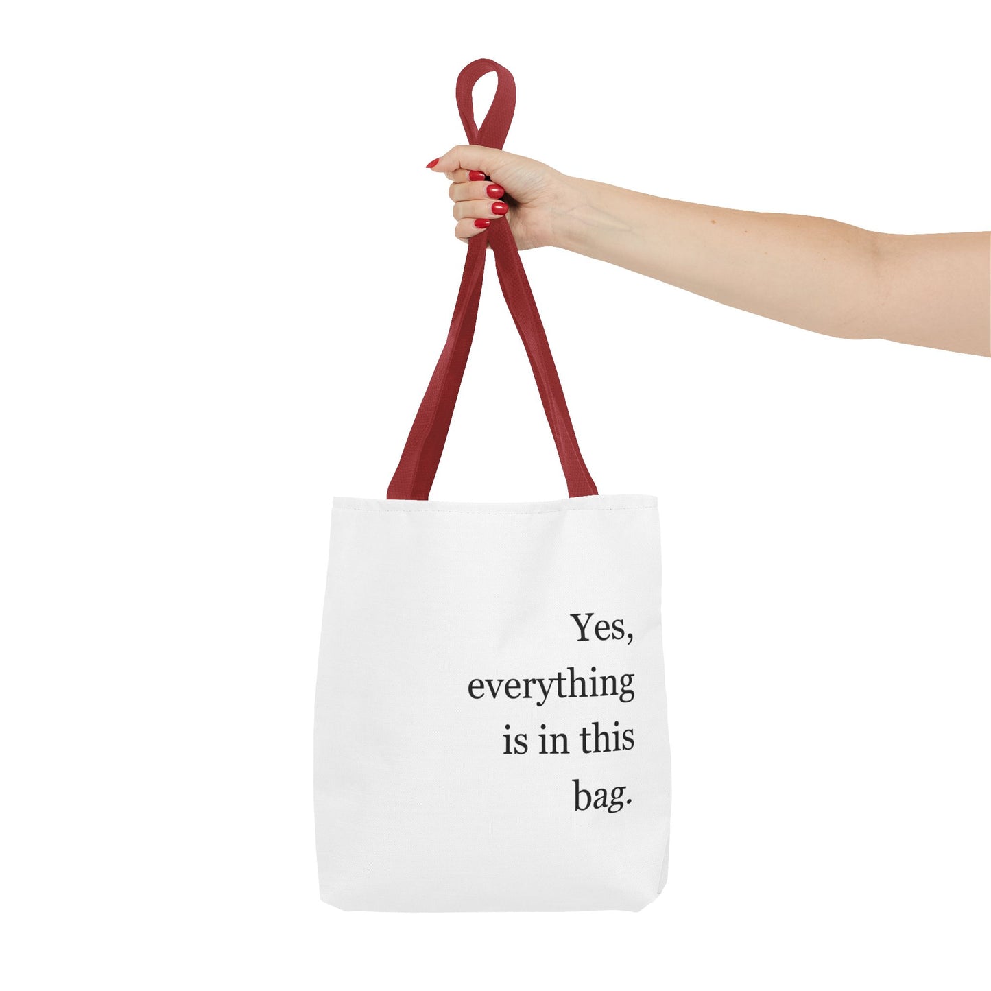 “Yes, everything is in this bag.” Minimalist Everyday Tote