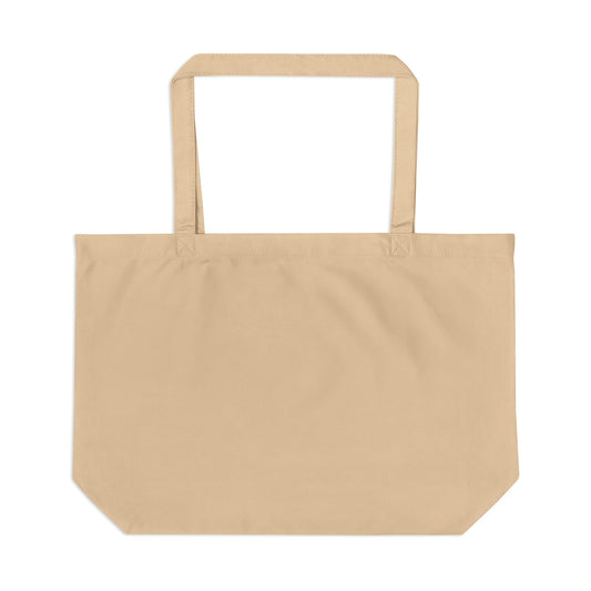 Diapers, Snacks, Chaos Tote — Large Eco Mom & Baby Canvas Beach Bag